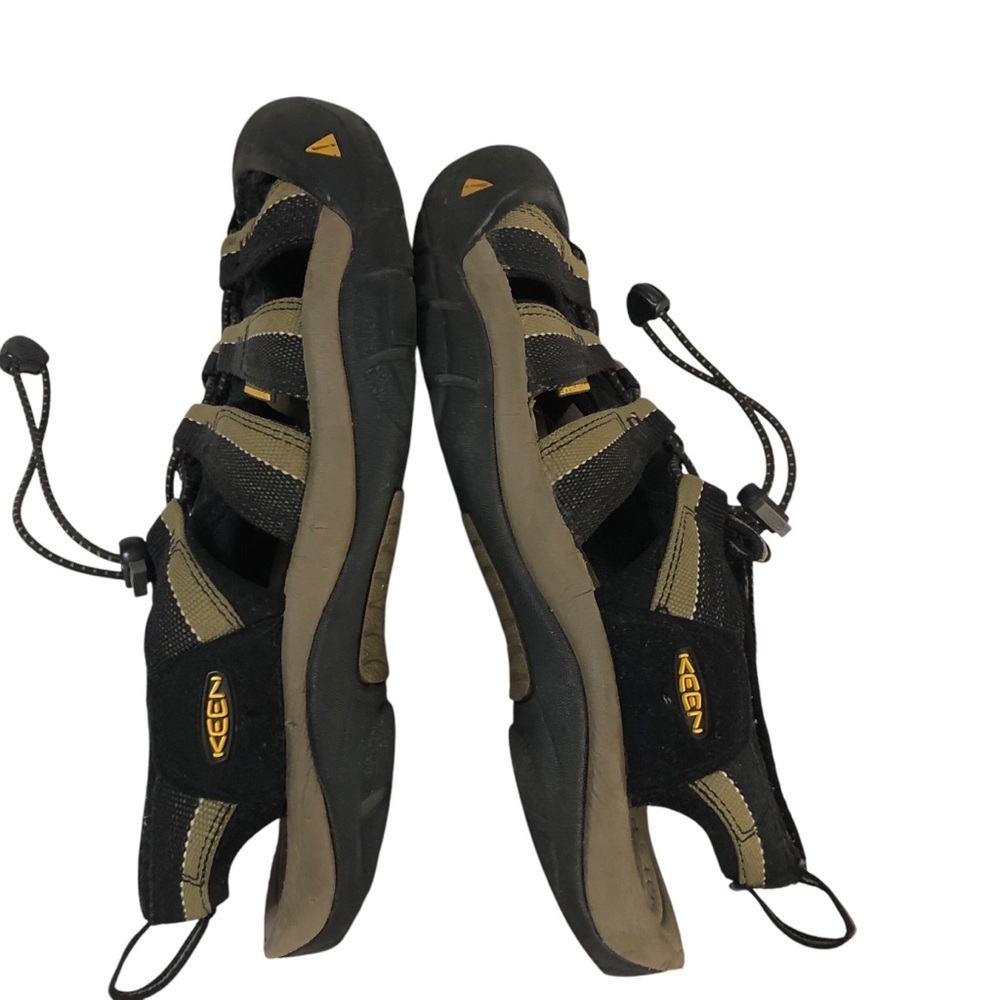 Keen Newport H2 Sport Sandals Water Shoes Black/Olive Green US 8.5 EU 41 - Picture 7 of 11